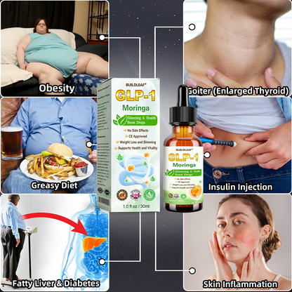 💥 Clinically Developed by Leading UK Health Experts | BuildLeaf® Berberine + Moringa GLP-1 Herbal Drops (UK Formula)
